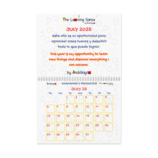 Customizable Wall Calendar, Blank Monthly Planner, Personalized Calendar, Home Office Decor, Inspirational Wall Art, Gifts for New Year